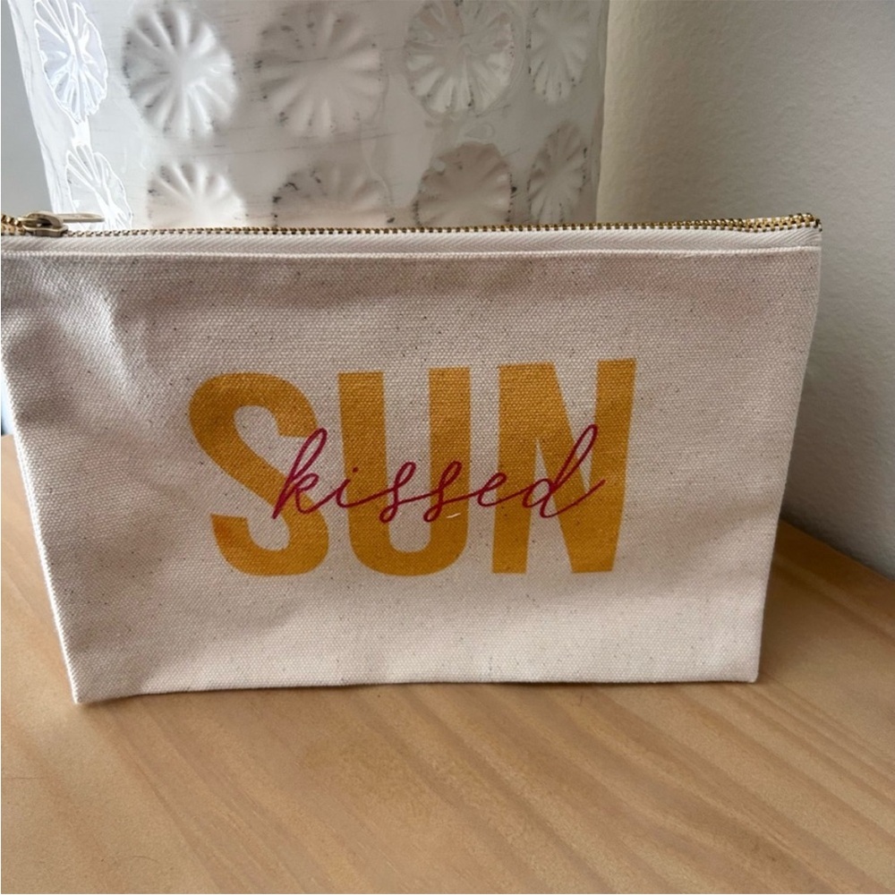 Sun Kissed Canvas Pouch